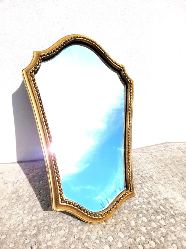 Miroir doré baroque rococo 54x34cm 01
