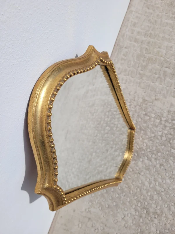 Miroir doré baroque rococo 54x34cm 02