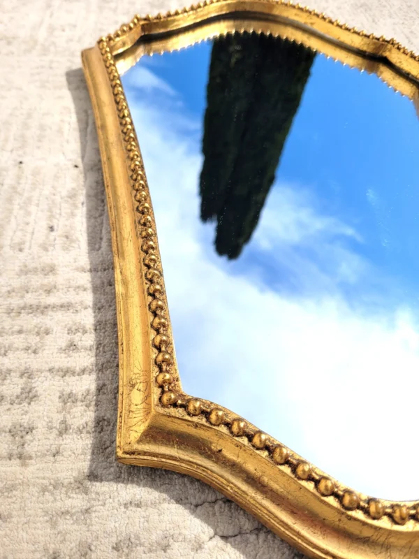 Miroir doré baroque rococo 54x34cm 04