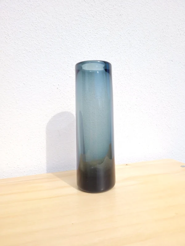 Vase verre fumé Danois Holmegaard vers 1960 01