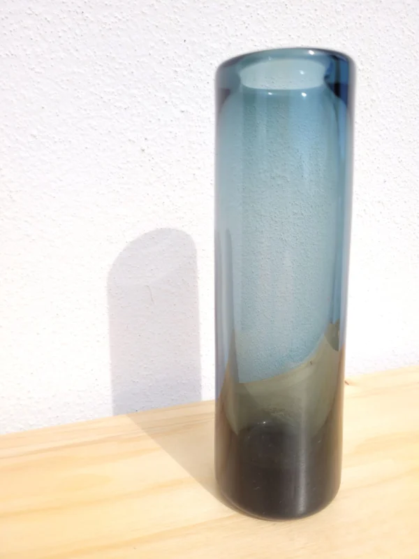 Vase verre fumé Danois Holmegaard vers 1960 03
