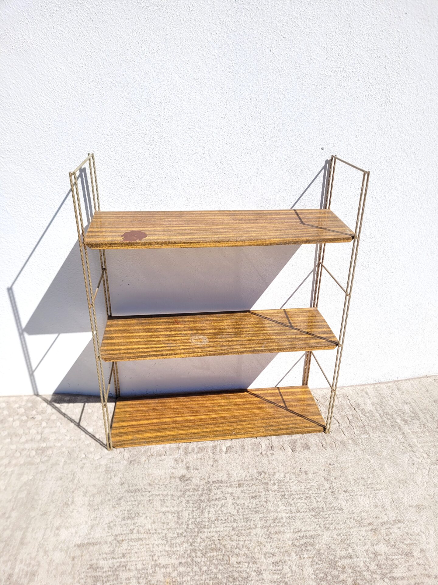 Étagère vintage type string années 70 01