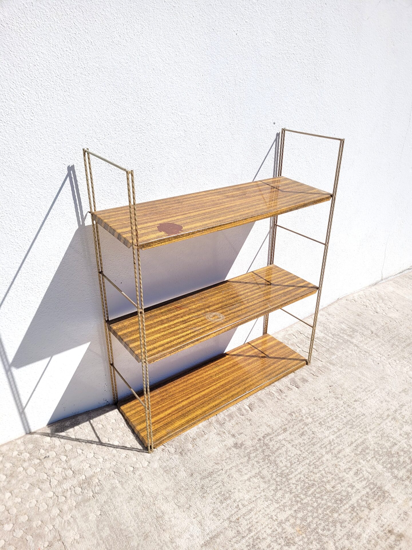 Étagère vintage type string années 70 02