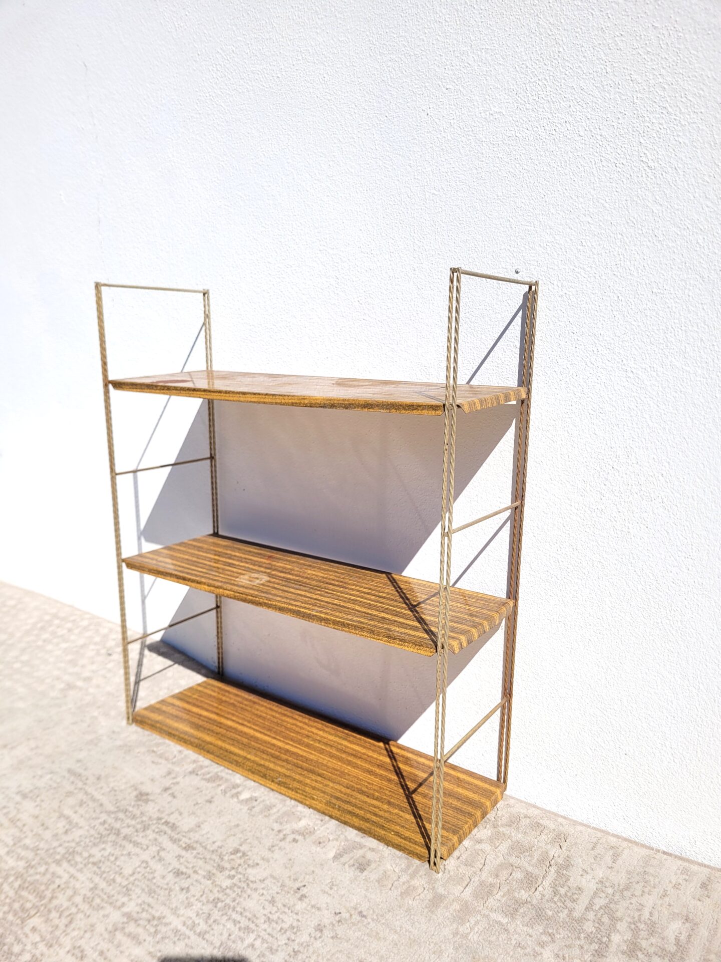 Étagère vintage type string années 70 03