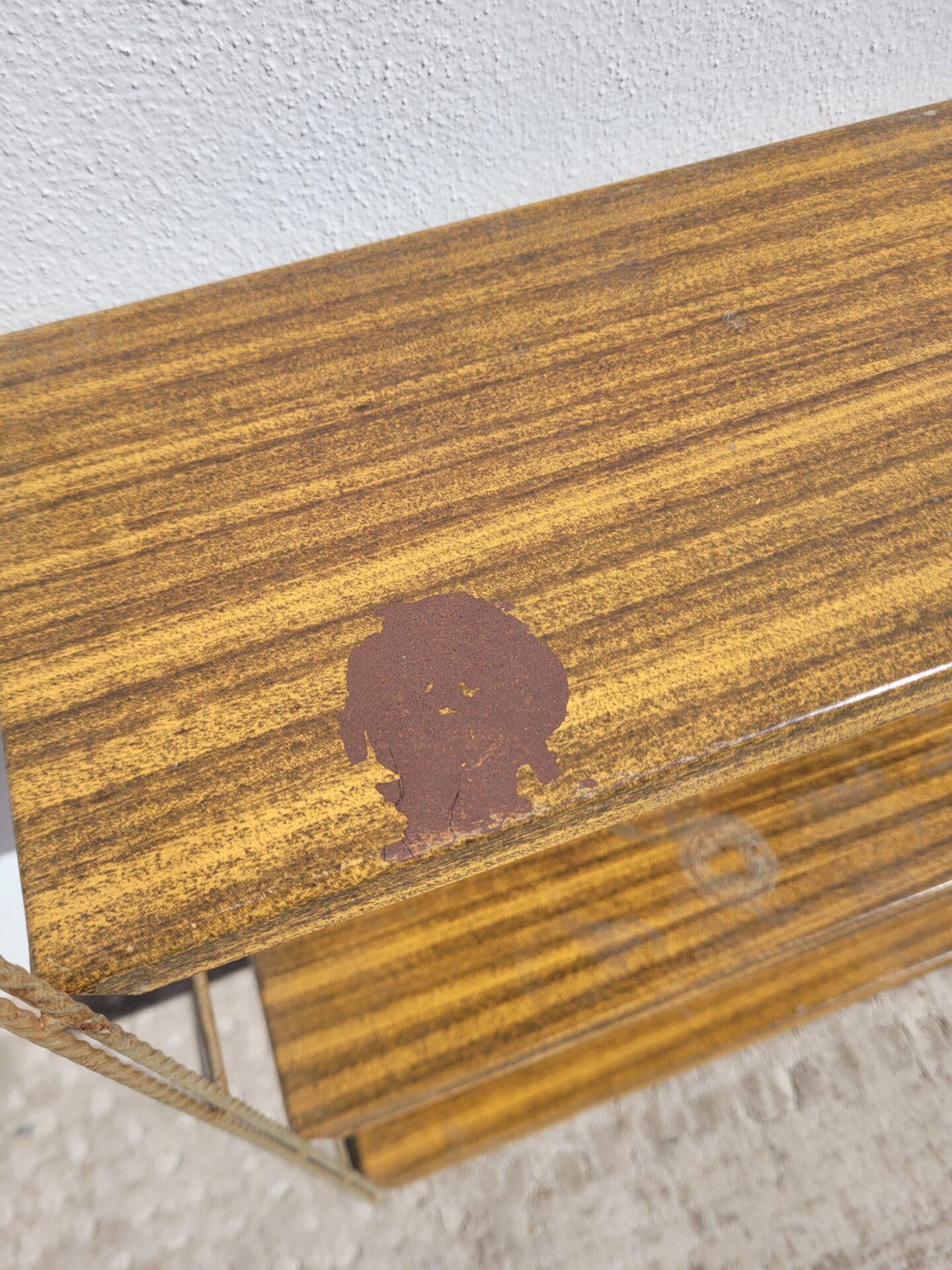 Étagère vintage type string années 70 04