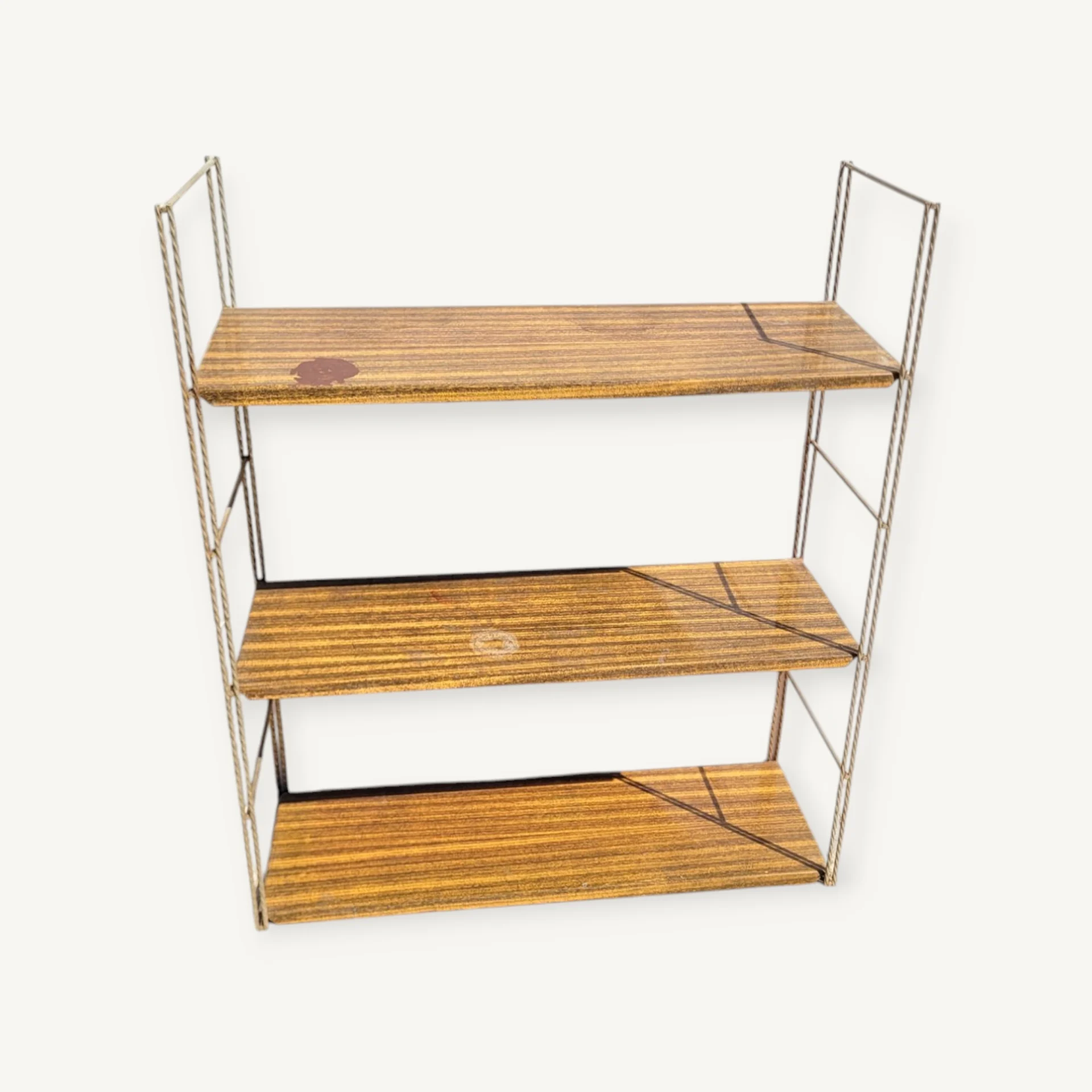 Étagère vintage type string années 70 06