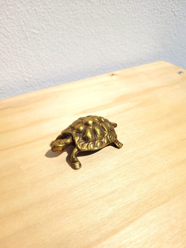Figurine de tortue en laiton 02