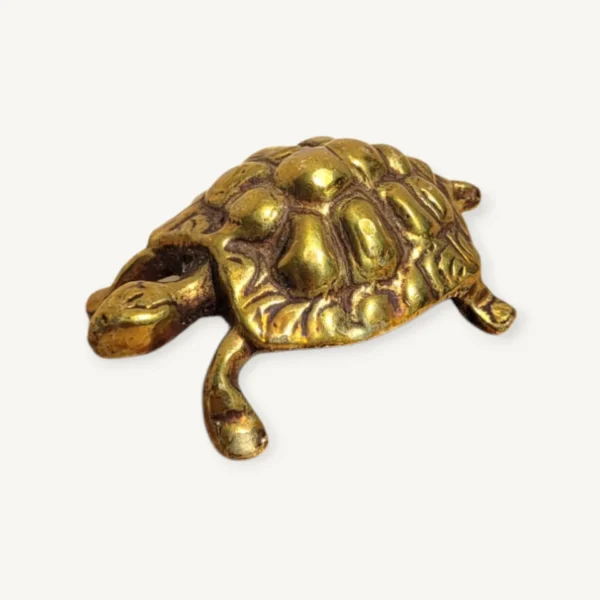 Figurine de tortue en laiton 06