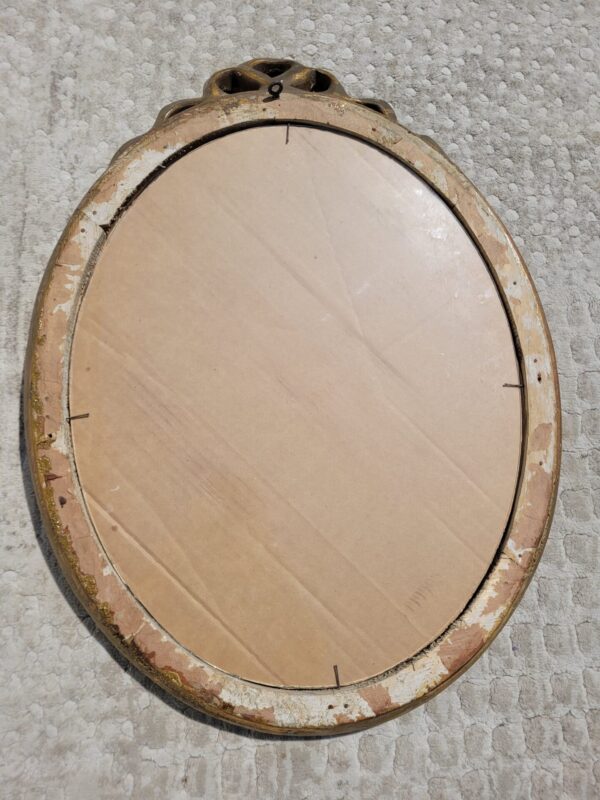 Grand miroir ovale style Louis XVI 47x65cm 05