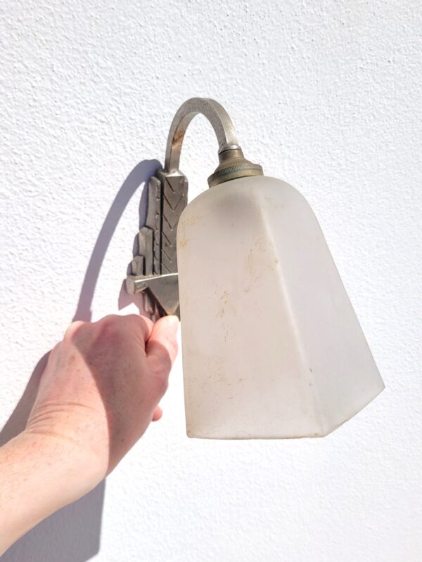 Lampe applique Art Déco et tulipe 06