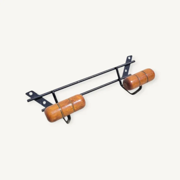 Porte manteaux vintage en bois 1960 01