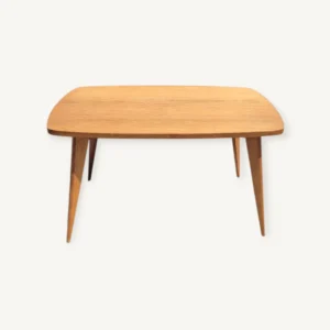 Table basse vintage en chêne vers 1960 06
