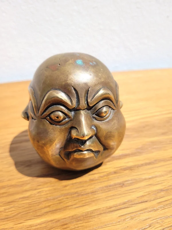 Tête à 4 visages Hindou en laiton 03