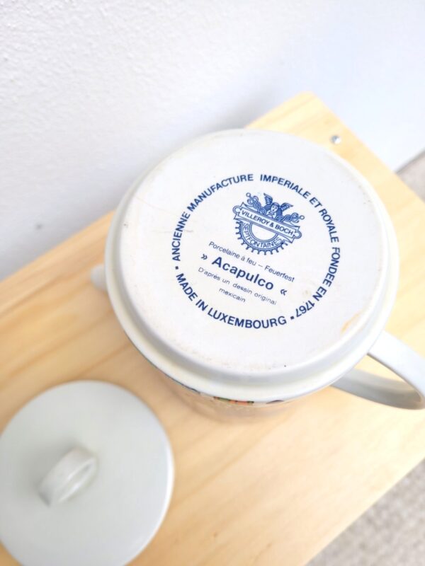 Théière série Acapulco par Villeroy et Boch années 70 04