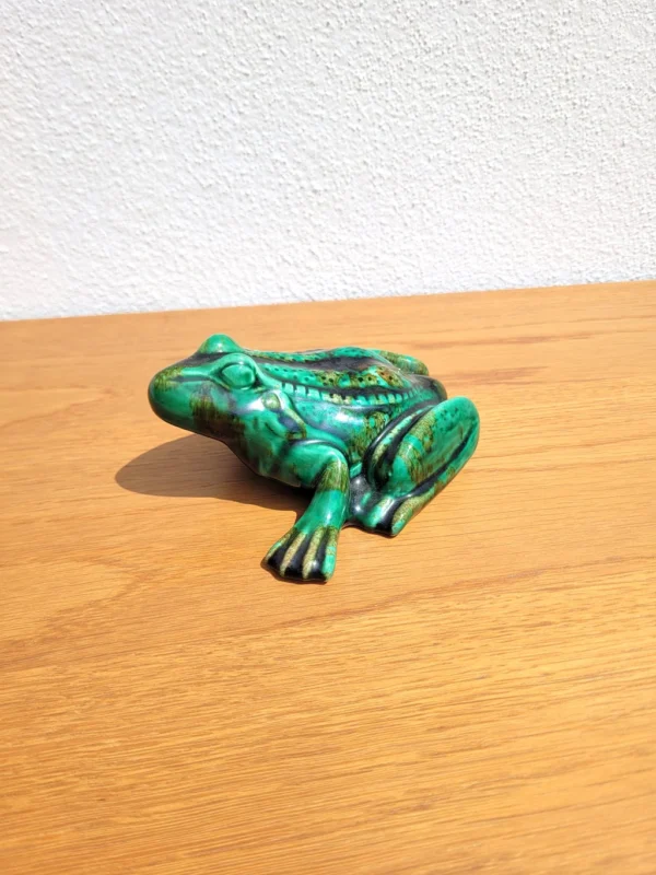 Grenouille en céramique émaillée 02