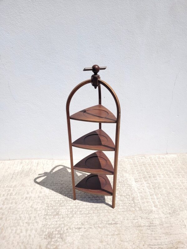 Ancien meuble porte assiettes ou porte plantes 01
