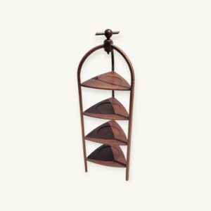 Ancien meuble porte assiettes ou porte plantes 06