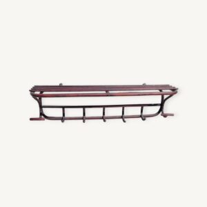 Ancien porte manteaux vestiaire en bois 06