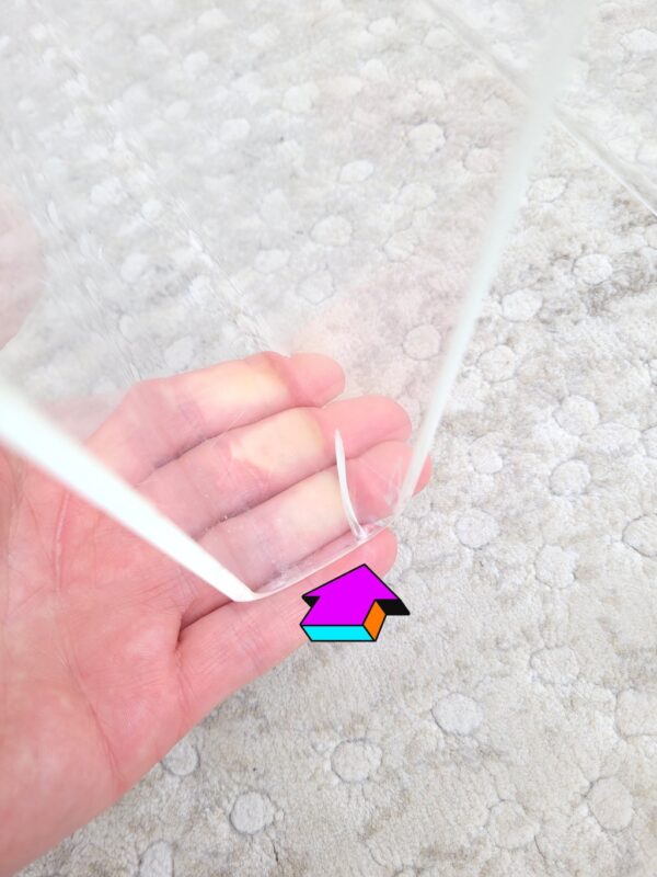 Porte revues plexiglas forme M 04