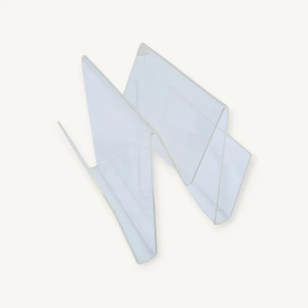 Porte revues plexiglas forme M 05