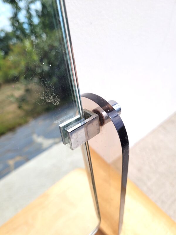 Miroir à poser vintage en plexiglas vers 1970 04