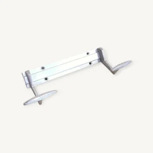 Porte manteaux alu années 50 2 patères 05