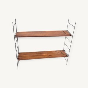 Étagère murale vintage type string vers 1950 06