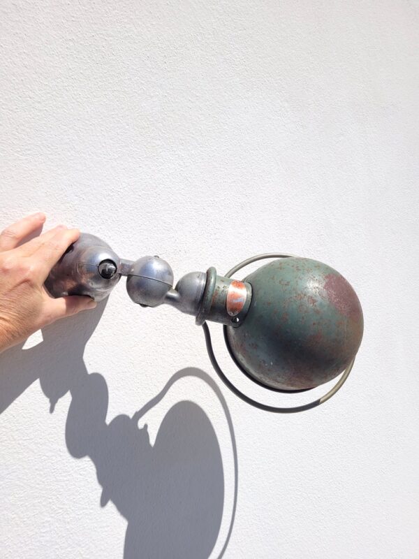 JLD ancienne lampe d'applique d'atelier 02
