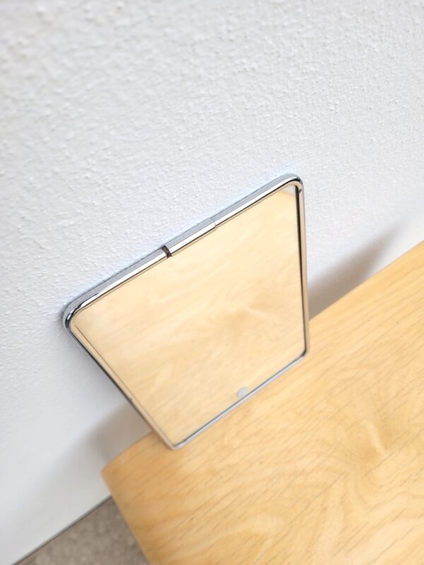 Petit miroir barbier vintage 70s 13x18cm 05