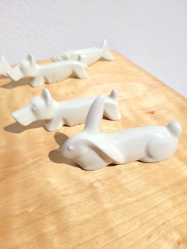Porte couteaux animaliers en céramique 05