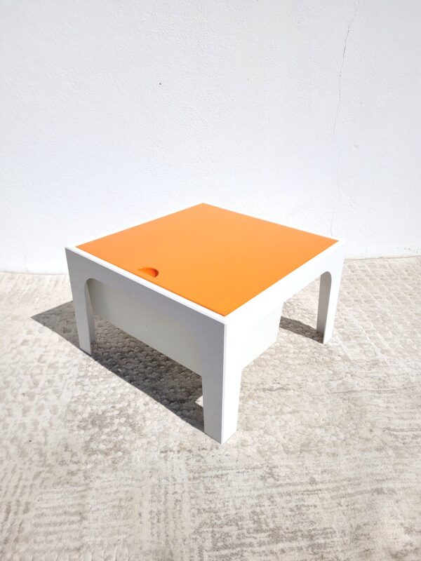 Prisunic table d'appoint travailleuse années 70 03