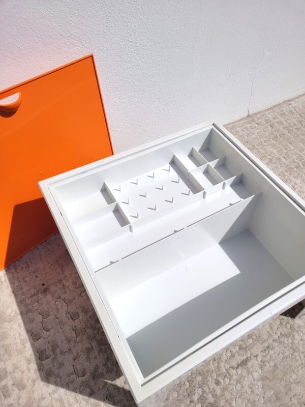 Prisunic table d'appoint travailleuse années 70 06