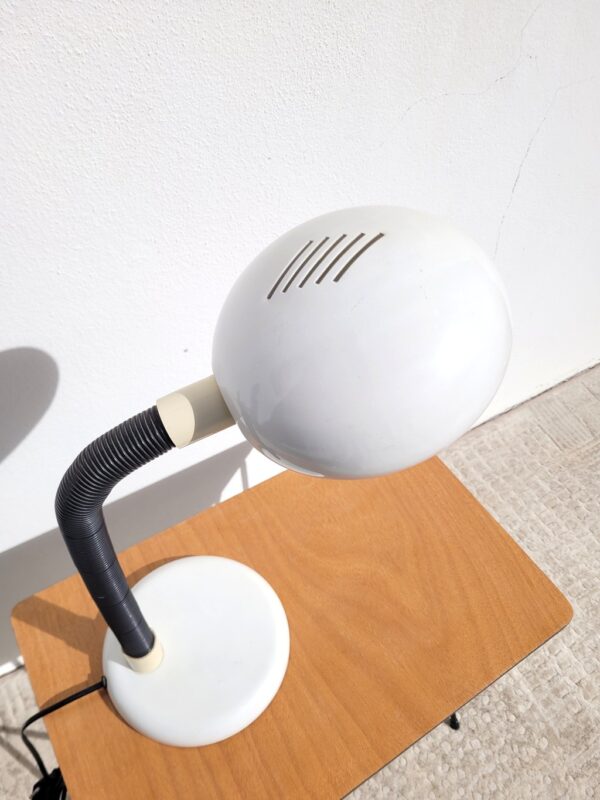 Lampe flexible années 80 blanche 02