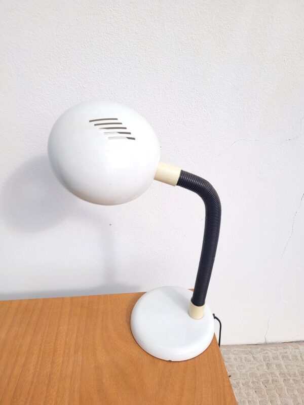 Lampe flexible années 80 blanche 03