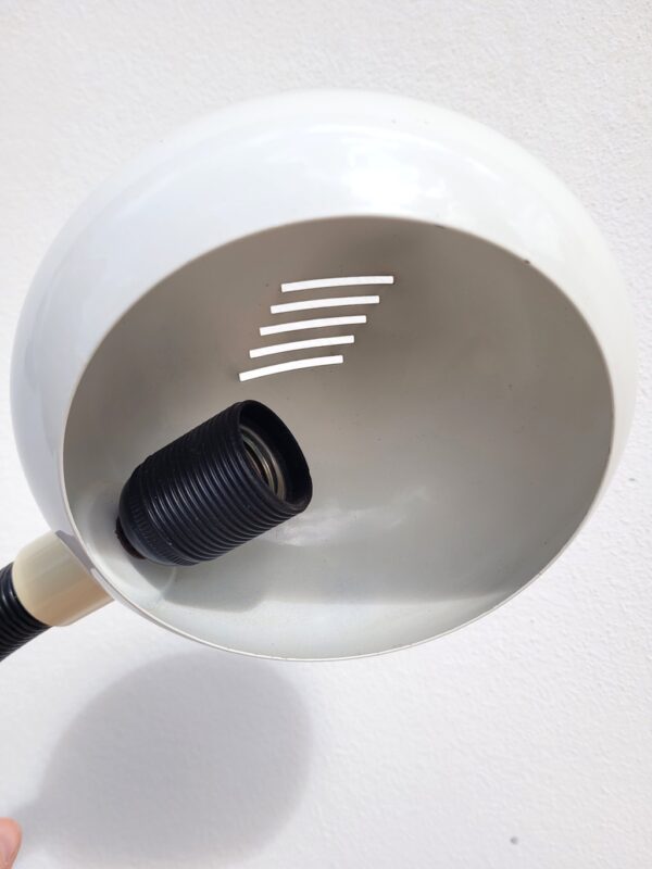 Lampe flexible années 80 blanche 05