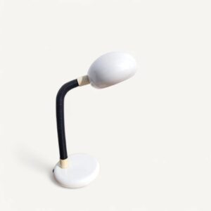Lampe flexible années 80 blanche 06