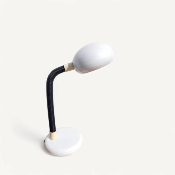 Lampe flexible années 80 blanche 06