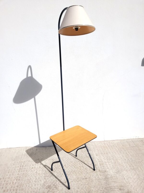 Meuble liseuse années 60 révisée table bout de canapé 01