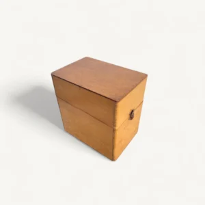 Boîte haute à fiches en bois de hêtre 06