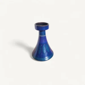 KMK Bougeoir ou soliflore vintage en céramique 06