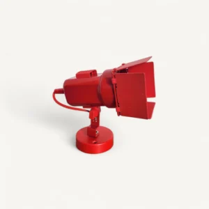 Lampe d'applique vintage façon projecteur années 80 01