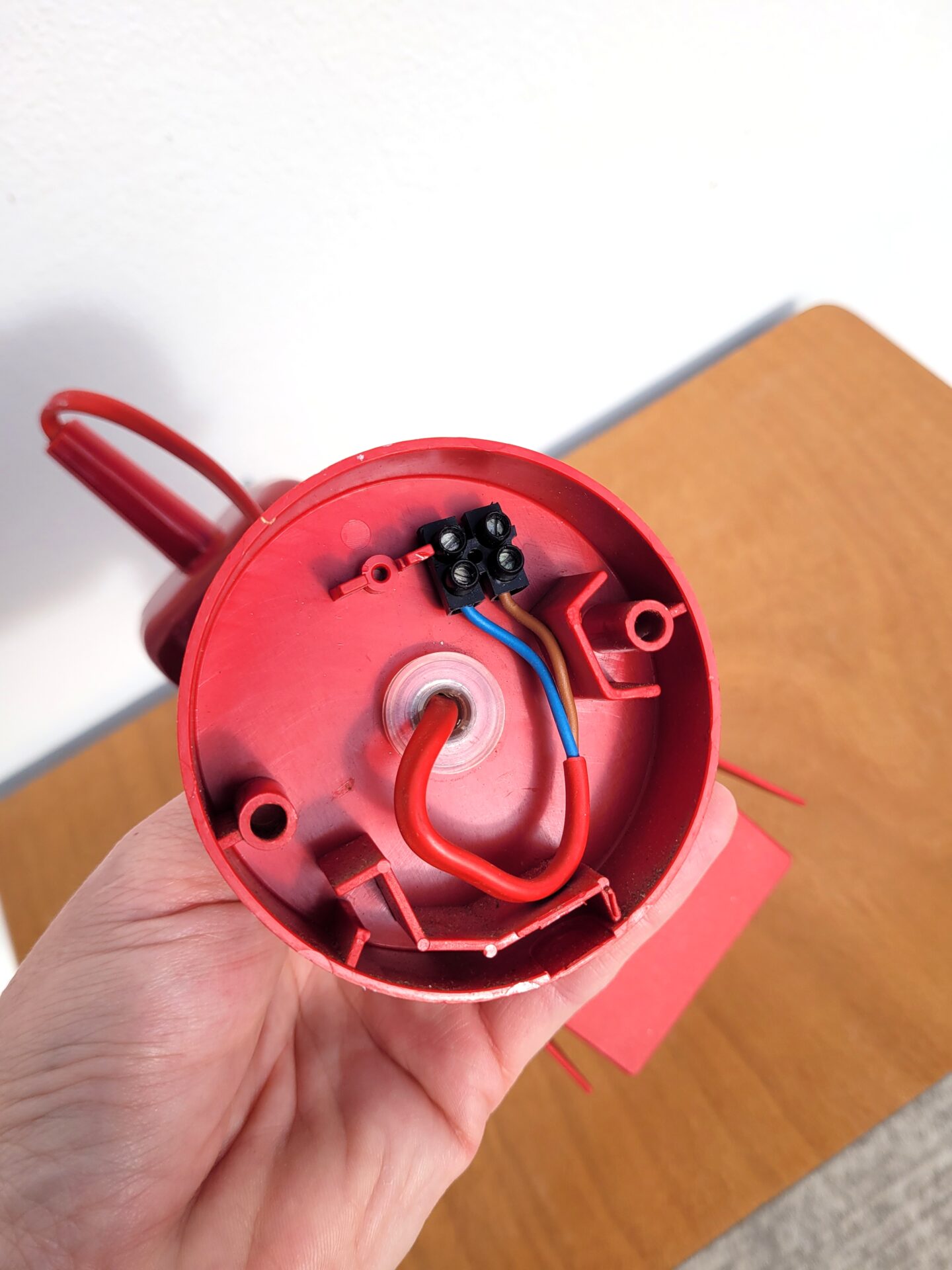 Lampe d'applique vintage façon projecteur années 80 06