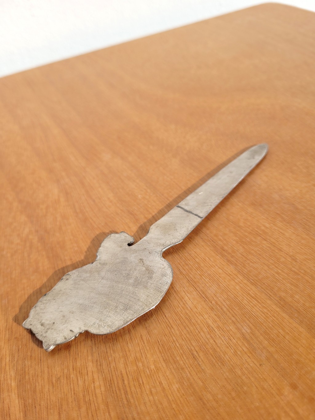 Ouvre lettre chat en métal 04