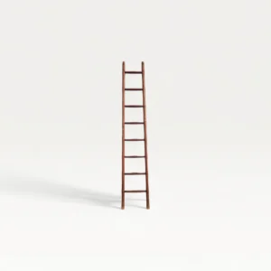 Echelle ancienne bois tourné 8 barreaux 01