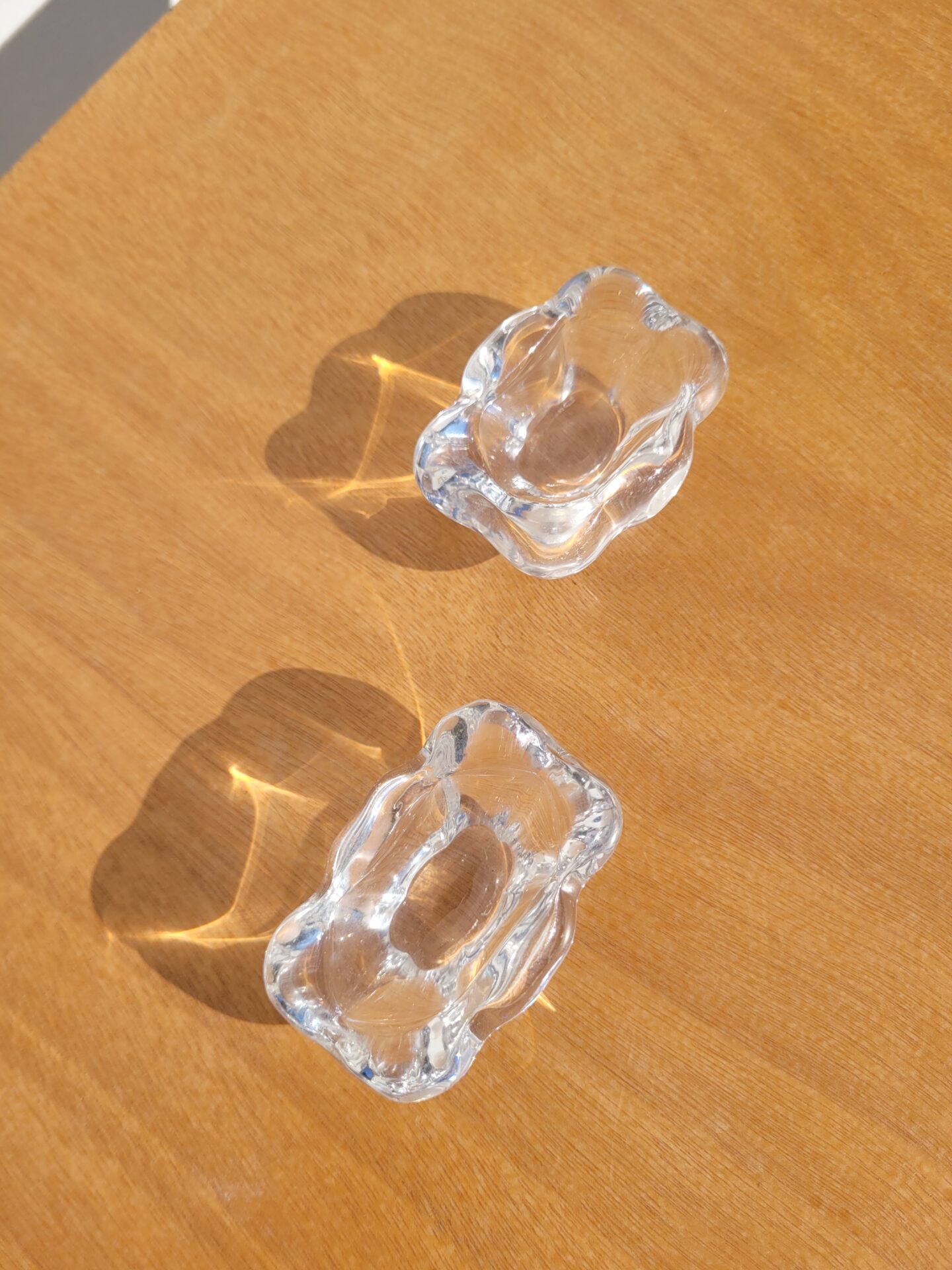 Paire de salerons Daum en cristal 04