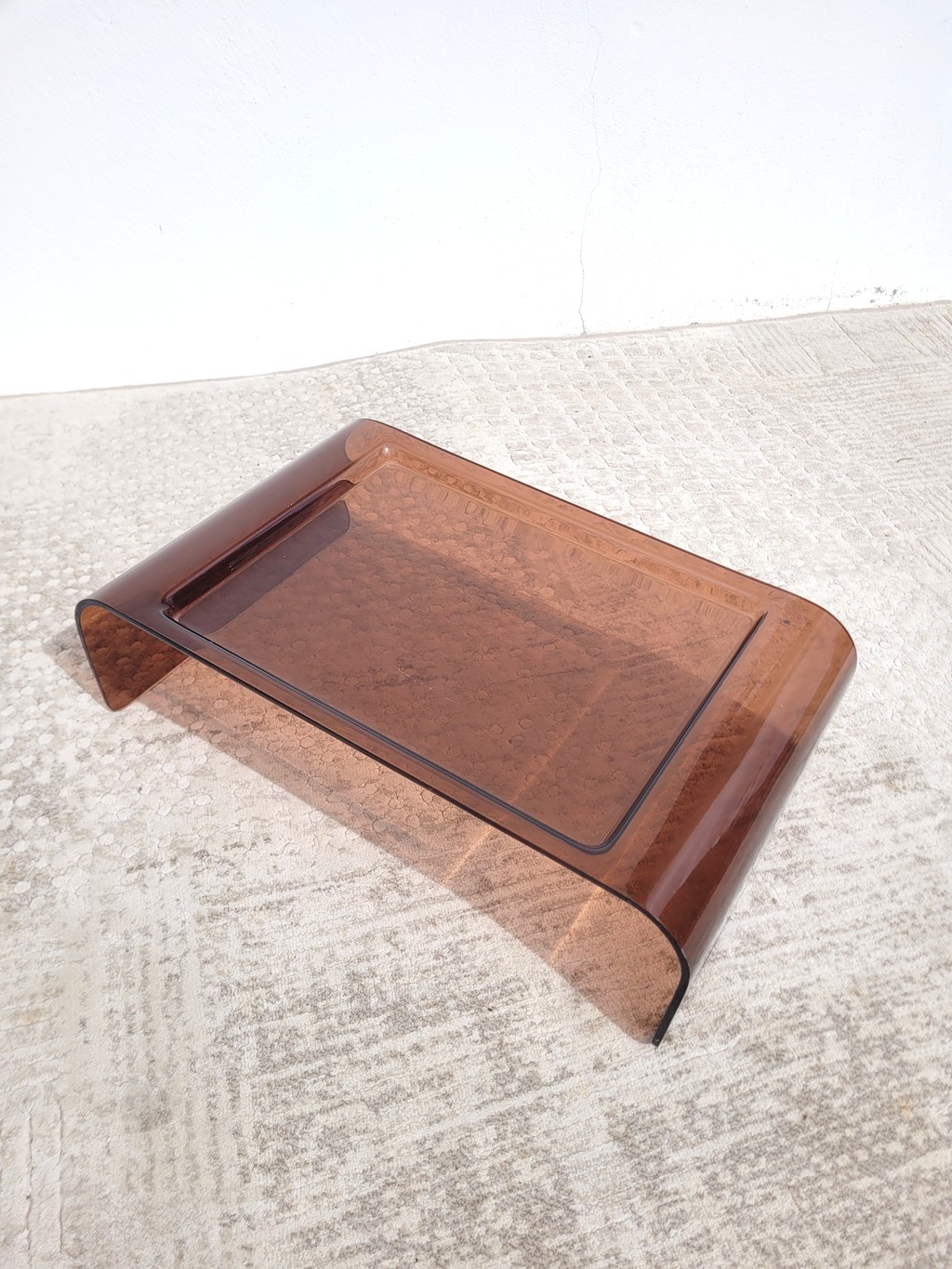 Plateau plexiglas 70s Cinna 02