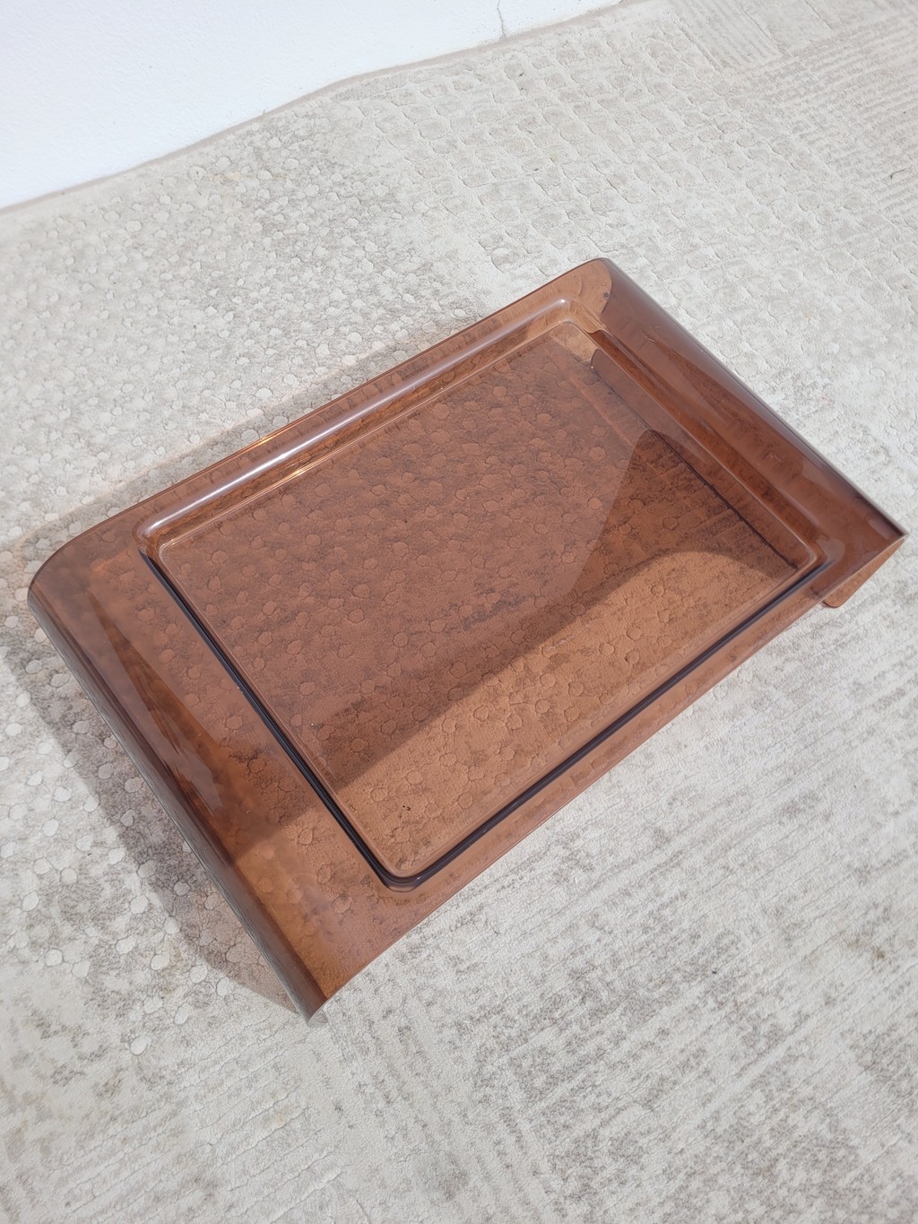 Plateau plexiglas 70s Cinna 03