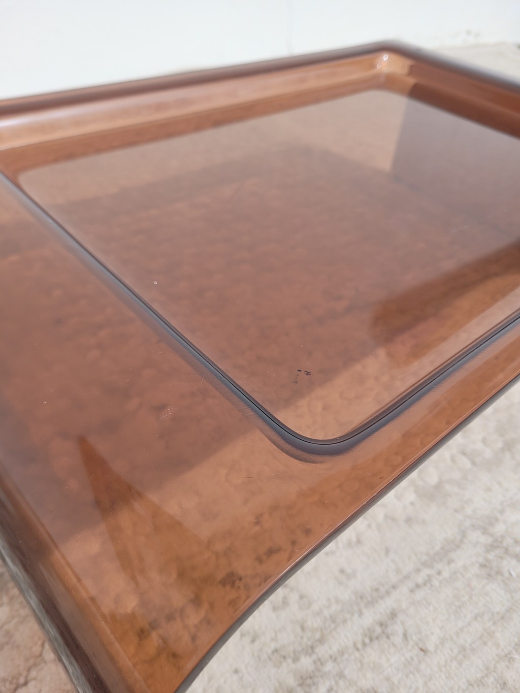 Plateau plexiglas 70s Cinna 04