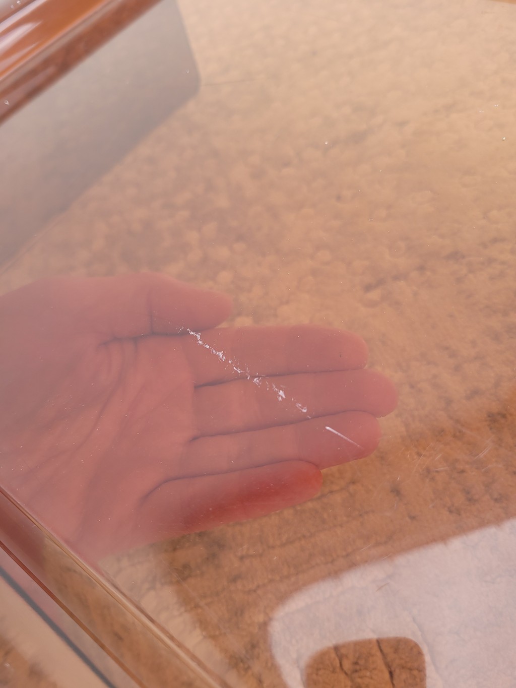 Plateau plexiglas 70s Cinna 05