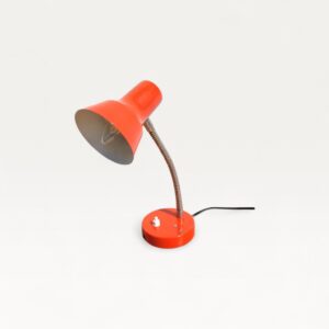 Lampe vintage orange orientable 1970 révisée 01